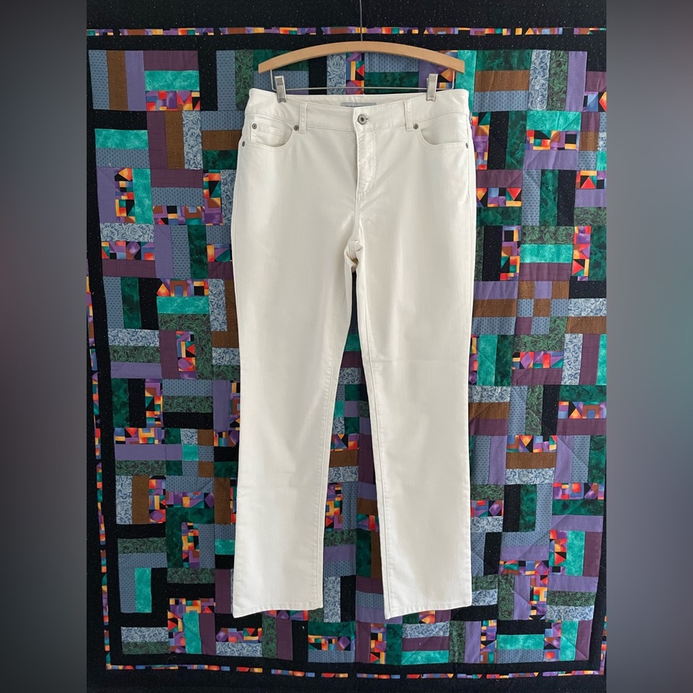 Chico's Platinum Denim Jeans